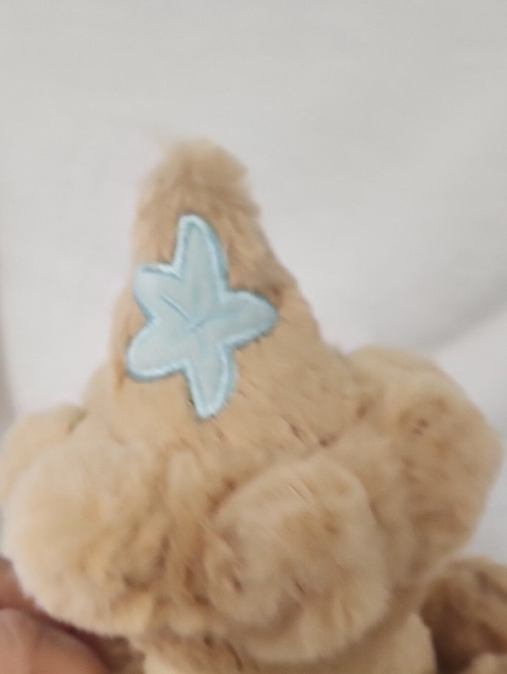 Jellycat Tan Plush Castle Toy with Pink Starfish Accent - Picture 6 of 7